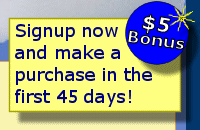 Make a purchase in the first 45 days and your cause will earn a $5 bonus!